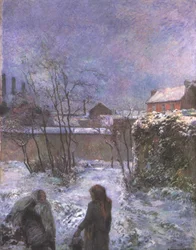 De tuin in de winter, Rue Carcel
